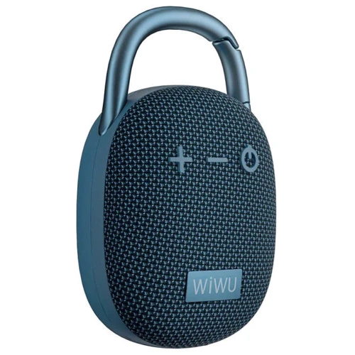 Акустика WIWU H3 Clip Fun Portable Wireless Speaker Blue: Цвет синий