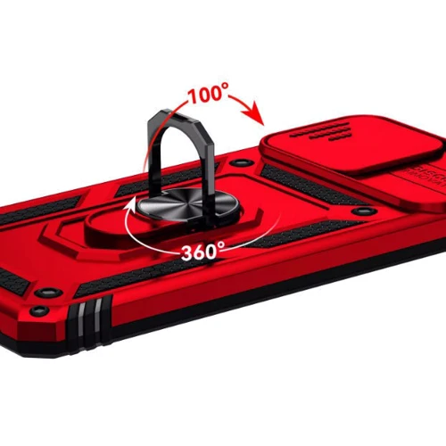 Чохол для телефона BeCover Military Red для Samsung M336 Galaxy M33 5G (707389): Матеріал TPU (Термополиуретан) і пластик