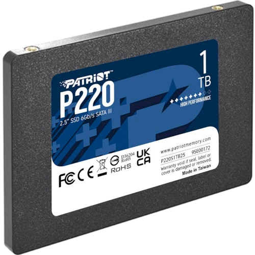 PATRIOT P220 1 TB (P220S1TB25) UA: Тип накопителя внутренний