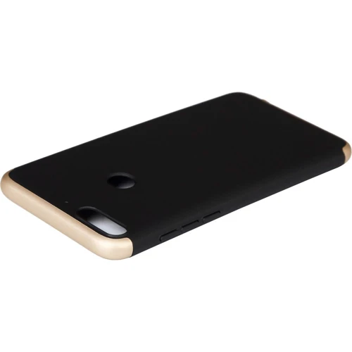 Чехол для телефонов BeCover Case 360° Super-protect Black/Gold for Huawei Y7 Prime 2018 (702250): Материал пластик