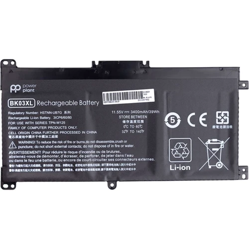 

Аккумулятор PowerPlant для ноутбуков Hp Pavilion X360 (BK03XL) 11.55V 3400mAh (NB461622)