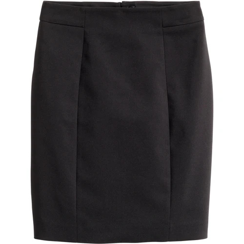 Спідниця H & M 3530884 42 чорна олівець до середини стегна