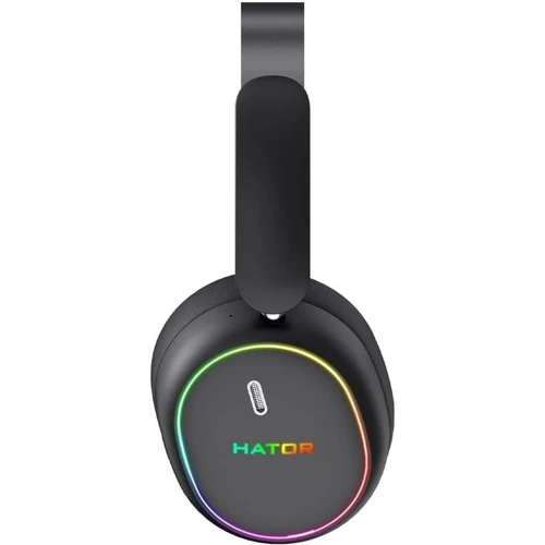 Наушники HATOR Phoenix 2 Wireless Black (ESH40): Дополнительно Подсветка корпуса