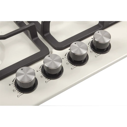 Варочная поверхность газовая Ventolux HG640 B2 CS (IVORY): Расположение панели спереди