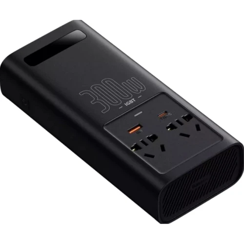Автомобильный инвертор Baseus In-car Inverter 300W (220V CN/EU) black (CGNB010101)