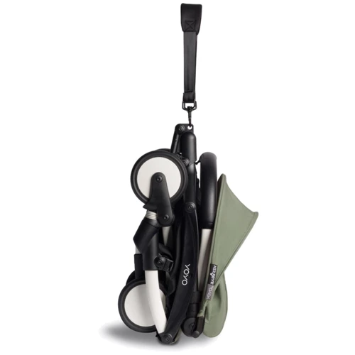 Шасси белое Babyzen YOYO² с комплектом цветным Plus 6+ (капюшон, матрасик) Olive/Оливковый (595511/BZ10109-01) фото 3