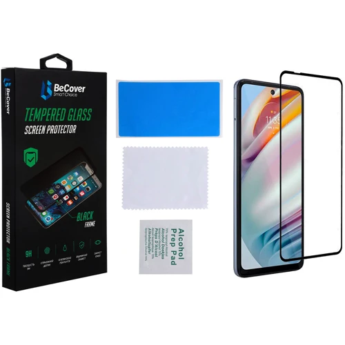 Аксессуар для смартфона BeCover Tempered Glass Black for Motorola Moto G60 / G60s (706899)