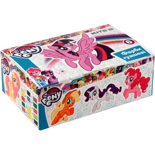 Гуашь Kite 6 цв., 20мл LP