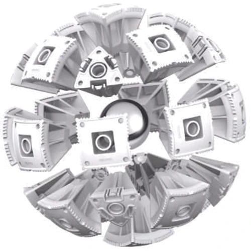 Конструктор магнитный Geomag KOR Pantone Blue (PF.800.673.00) фото 7