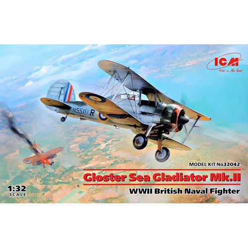 Морський Гладіатор ICM Gloster Mk.II, Британський військово-морський винищувач Другої світової війни