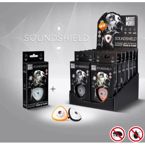 Ультразвуковой отпугиватель для собак от клещей и блох Max & Molly Urban Pets Soundshield - 24/7 Ultrasonic Technology Against Ticks & Fleas - Orange - оранжевый (4894512060210): Тип Приборы