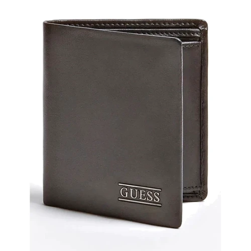 Мужское портмоне Guess New Boston Sm Billfold W/C Pkt черное (SM2513LEA22-BLA)