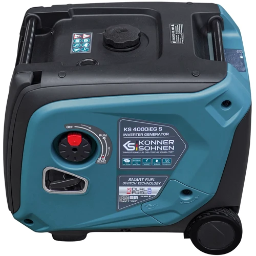 Інверторний генератор (газ-бензин) Konner&Sohnen KS 4000iEG S: Вага 40 кг