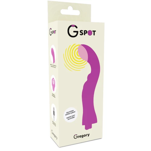 Вибратор для зоны G G-Spot GREGORY (фиолетовый)