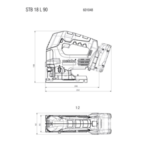 Электролобзик Metabo STB 18 L 90 (601048840)