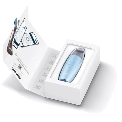 Микротоковый скраббер для кожи и устранение черных точек GESKE MicroCurrent Skin Scrubber&Blackhead Remover 9в1 aquamarine фото 5