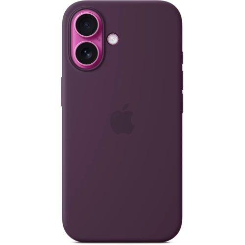 Чехол для iPhone Apple for iPhone 16 Silicone Case with MagSafe Plum (MYY43) : Материалы Силикон