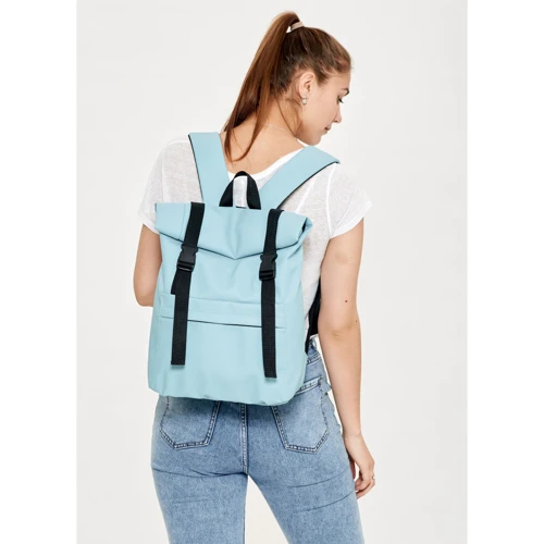 Женский рюкзак Sambag RollTop Milton голубой (24211010)