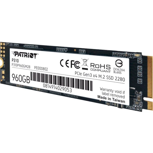 PATRIOT P310 960 GB (P310P960GM28): Форм-фактор M.2 (2280)