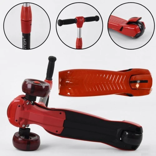 Самокат Best Scooter красный (CR-73202): Максимальная допустимая нагрузка, кг 60