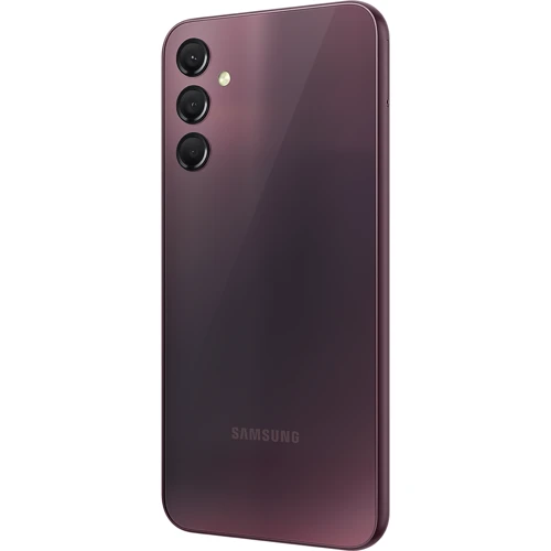 Смартфон Samsung Galaxy A24 8/128Gb Red A245F: Камера Тройная 50 Мп (f/1.8) + 5 Мп (f/2.2) + 2 Мп (f/2.4) / LED вспышка / HDR / Фронтальная 13 Мп (f/2.2)