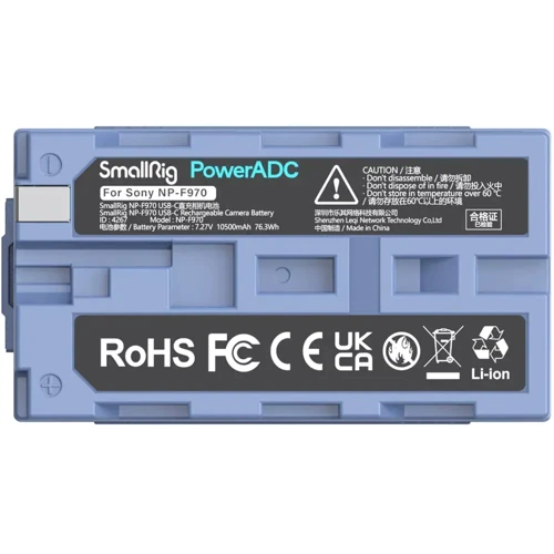 SmallRig NP-F970 USB-C Rechargeable Camera Battery (4267): Совместимость Sony