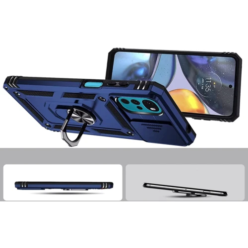 Чохол для телефона BeCover Military Blue для Motorola Moto G22 (708187): Плівка в комплекті немає