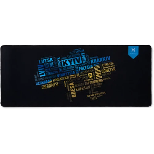 Игровая поверхность Vinga MP750 Ukraine: Материал Резина, ткань