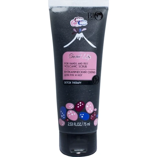 Bio World Secret Life Detox Therapy Вулканічний скраб для рук та ніг 75 ml