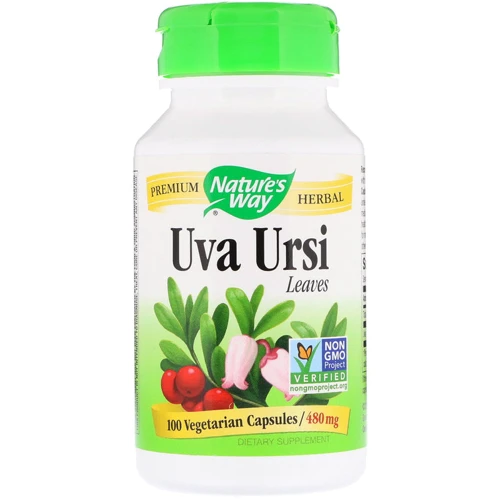 Nature's Way, Uva Ursi, Leaves, 100 Capsules (NWY-17600)
