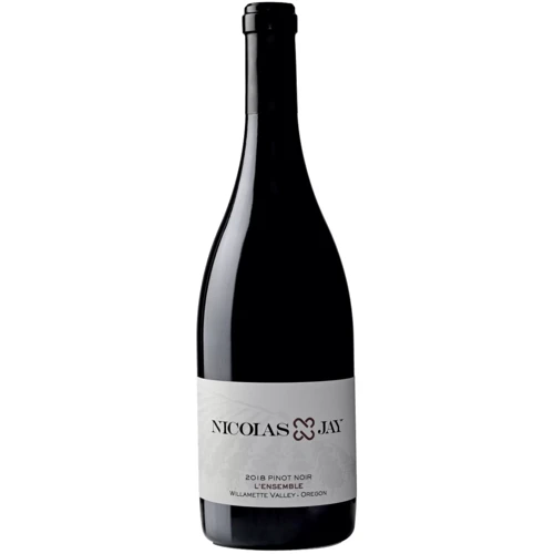 Вино Domaine Nicolas-Jay "L’Ensemble" Willamette Valley Pinot Noir 2018 красное сухое 0.75 л (BW90687)
