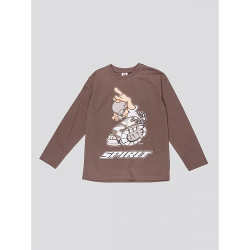 Лонгслив Spirit SPI81620 140 см коричневый