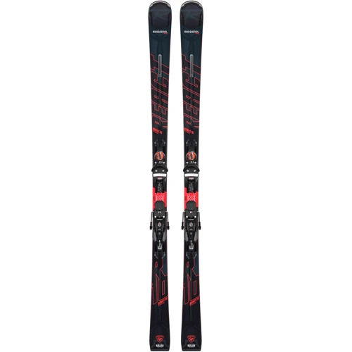 Лижа ROSSIGNOL REACT 10 TI + NX12 K.GW BK / RED 176 (+2021)
