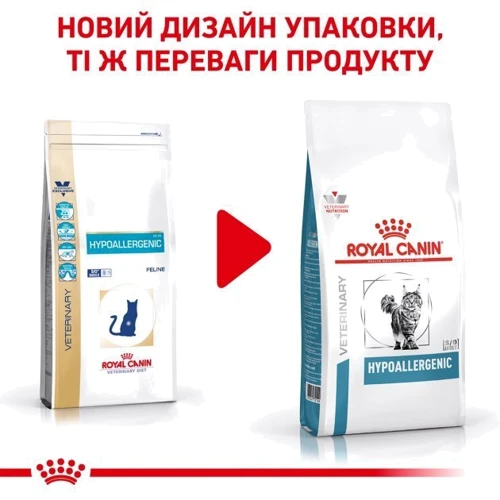 Сухий корм для котів Royal Canin Hypoallergenic при харчовій алергії 400 г (39020051): Тип Сухой корм