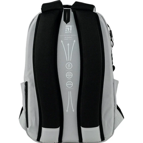 Рюкзак Kite Education teens 2587M-1 (K24-2587M-1): Спинка Мягкая (без ребер жесткости)