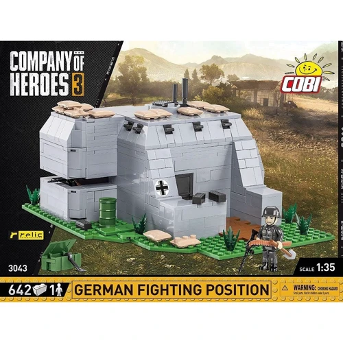 Конструктор COBI Company of Heroes 3 Німецький дот, 642 деталей фото 12