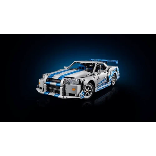 Конструктор LEGO Technic Подвійний форсаж Автомобіль Nissan Skyline GT-R (R34) (42210) фото 8