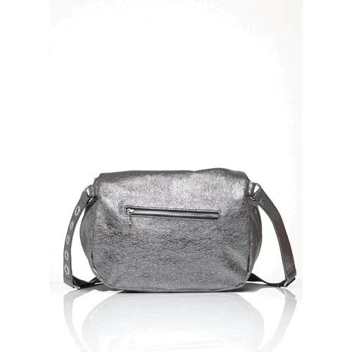 Женская сумка через плечо Sambag Milano QZS серебристрая (95103035): Страна производитель Украина
