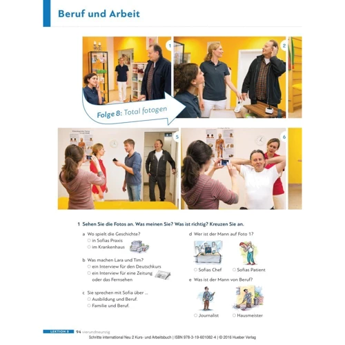Schritte international Neu 2: Kursbuch und Arbeitsbuch mit Audio-CD фото 6