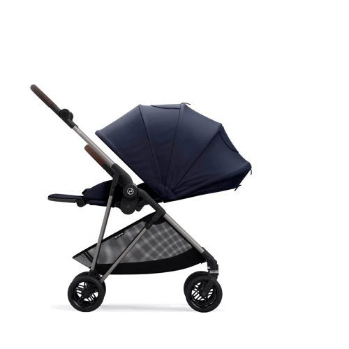 Прогулянкова коляска Cybex Melio Dark Blue з бампером (524000027): Кількість блоків 1