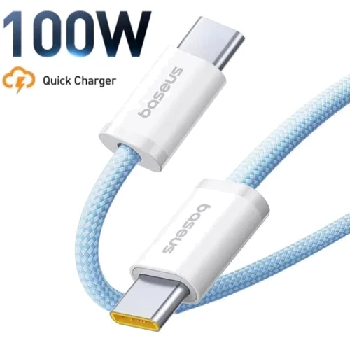 Кабель Baseus Cable USB-C to USB-C Dynamic 4 Fast Charging 100W 1m Blue (P10381400311-00) фото 4