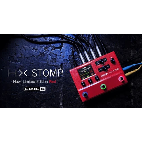 Гітарний процесор ефектів Гитарный процессор LINE6 HX Stomp Limited Edition Red: Призначення Для електрогітари