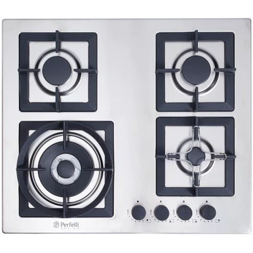 Варильна поверхня газова Perfelli Design HGM 6440 INOX SLIM LINE фото 9