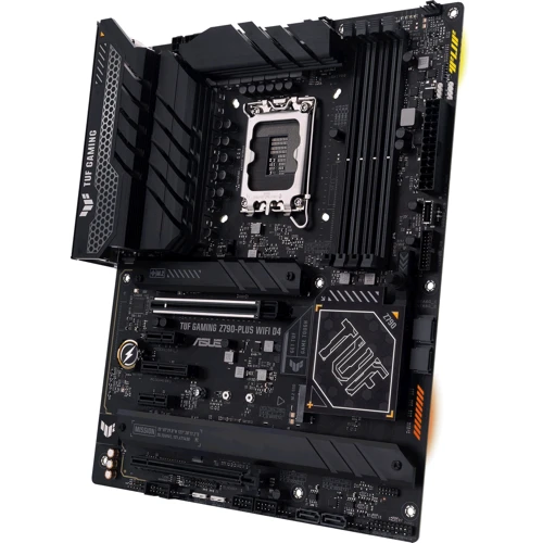 ASUS TUF GAMING Z790-PLUS WIFI D4: Разъемы на плате СОМ, SATA 3.0, M.2