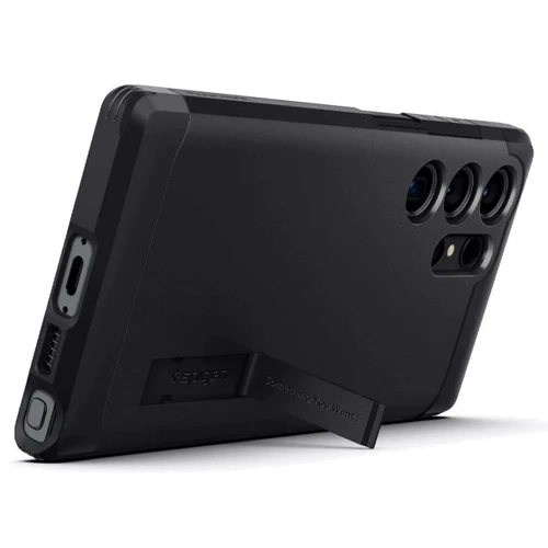 Аксессуар для смартфона Spigen Tough Armor Black (ACS05623) for Samsung S918 Galaxy S23 Ultra фото 11