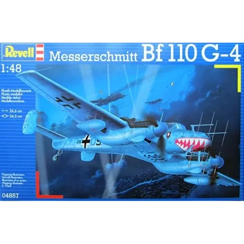 Модель Revell Ночной истребитель Bf 110 G-4 Nightfighter 1:48 (4857)