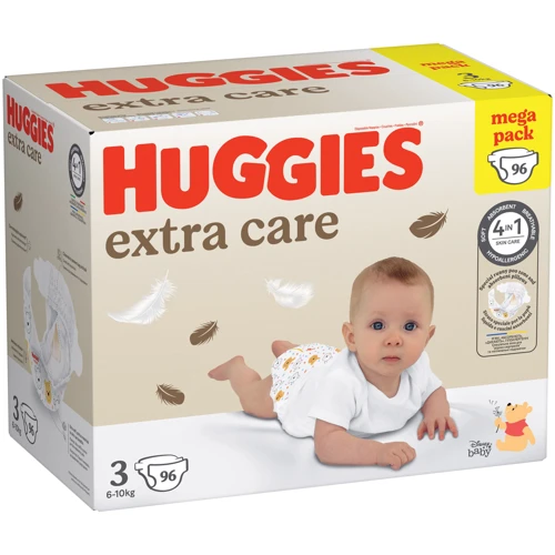 Подгузники Huggies Extra Care Size Размер 3 (6-10 кг) 96 шт (5029053577944) фото 11