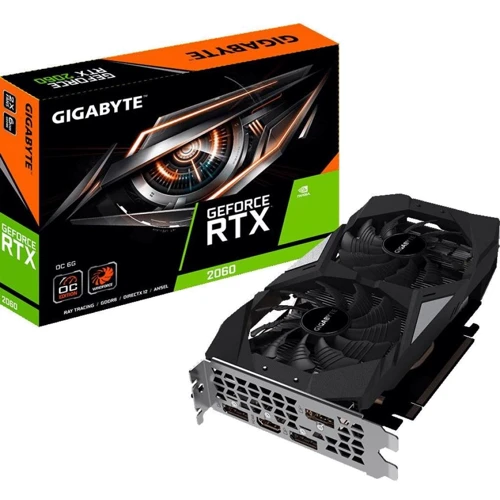 Видеокарта GIGABYTE GeForce RTX2060 6144Mb OC (GV-N2060OC-6GD)