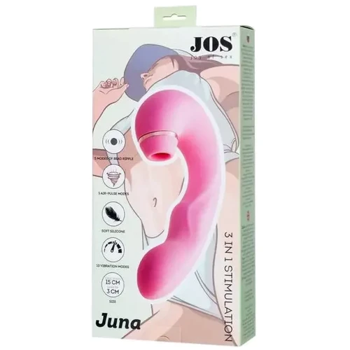 Вибратор для точки G и вакуумный стимулятор клитора JOS Juna