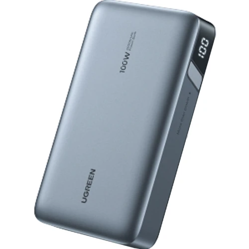 Внешний аккумулятор Ugreen Power Bank 20000mAh PB720 Two-way FC 100W Gray (25188): Количество USB 3